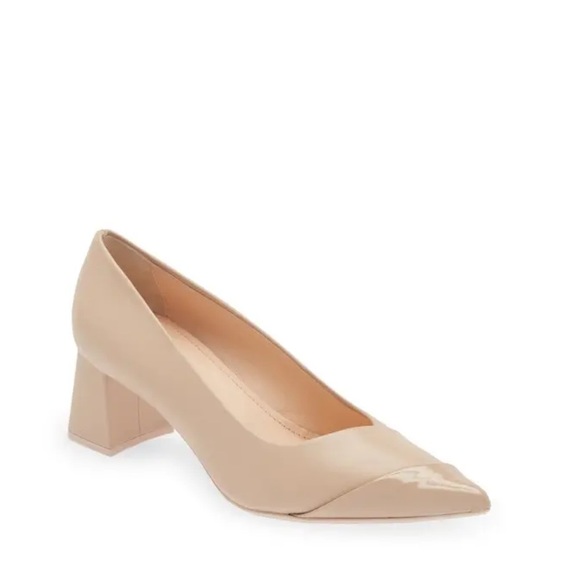 AGL
Stety Block Heel Pointed Toe Pump size 37.5 US 7.5  Brand New